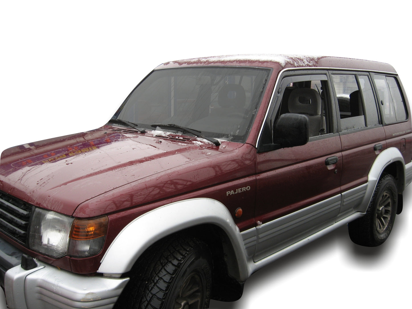 Set paravanturi fata si spate Team HEKO, Mitsubishi Pajero, 5 usi, SUV,1991-1999