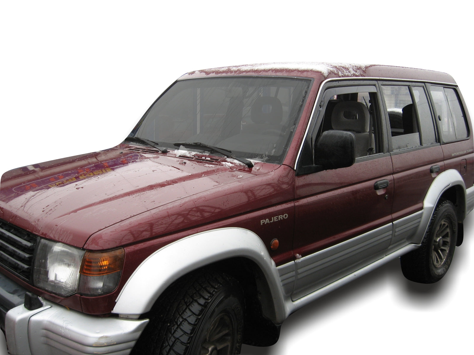 Set paravanturi fata si spate Team HEKO, Mitsubishi Pajero, 5 usi, SUV,1991-1999