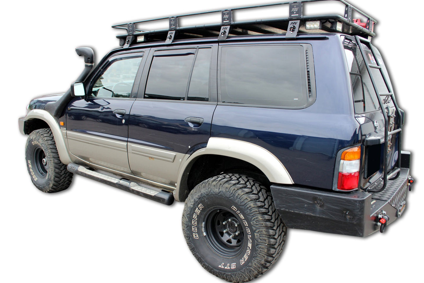 Set paravanturi fata si spate Team HEKO, Nissan Patrol (Y61), 5 usi, off-road, 1997-2010