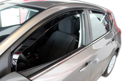 Set paravanturi fata si spate Team HEKO, Nissan Pulsar, 5 usi, hatchback, 2014-2018