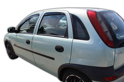 Set paravanturi fata si spate Team HEKO, Opel Corsa, 5 usi, hatchback, 2000-2006