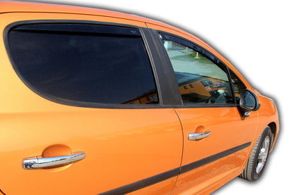 Set paravanturi fata si spate Team HEKO, Peugeot 207, 5 usi, hatchback, 2006-2012