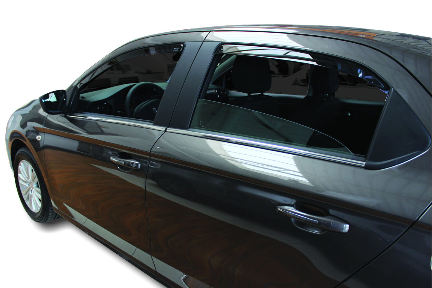 Set paravanturi fata si spate Team HEKO, Peugeot 301, 4 usi, sedan, 2012-