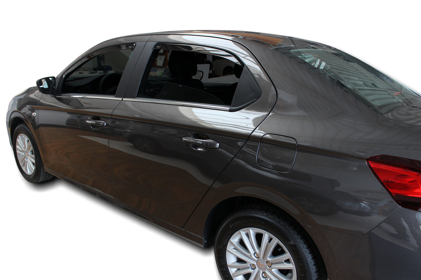 Set paravanturi fata si spate Team HEKO, Peugeot 301, 4 usi, sedan, 2012-