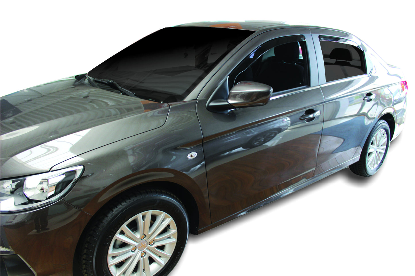 Set paravanturi fata si spate Team HEKO, Peugeot 301, 4 usi, sedan, 2012-