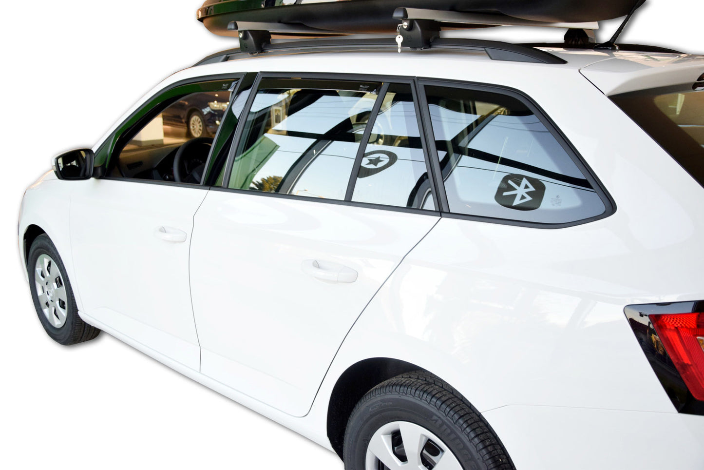 Set paravanturi fata si spate Team HEKO, Skoda Fabia, hatchback, 5 usi, 2014-