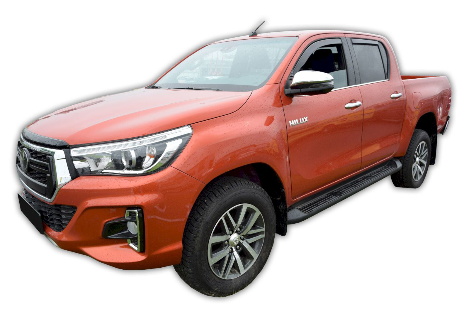 Set paravanturi fata si spate Team HEKO, Toyota Hilux, pick-up, 4 usi, 2015-