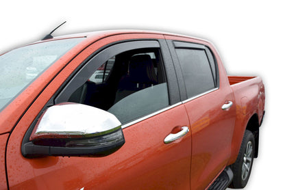 Set paravanturi fata si spate Team HEKO, Toyota Hilux, pick-up, 4 usi, 2015-