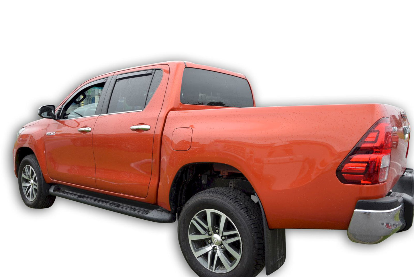 Set paravanturi fata si spate Team HEKO, Toyota Hilux, pick-up, 4 usi, 2015-