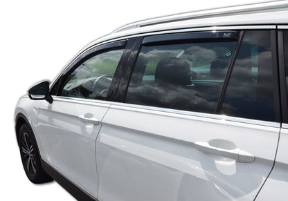 Set paravanturi fata si spate Team HEKO, Volkswagen Tiguan, SUV, 5 usi, 2016-
