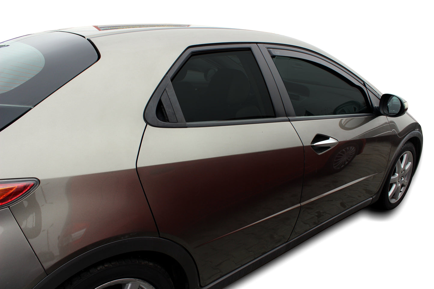 Set paravanturi fata Team HEKO, Honda Civic, 5 usi, hatchback, 2006-2011