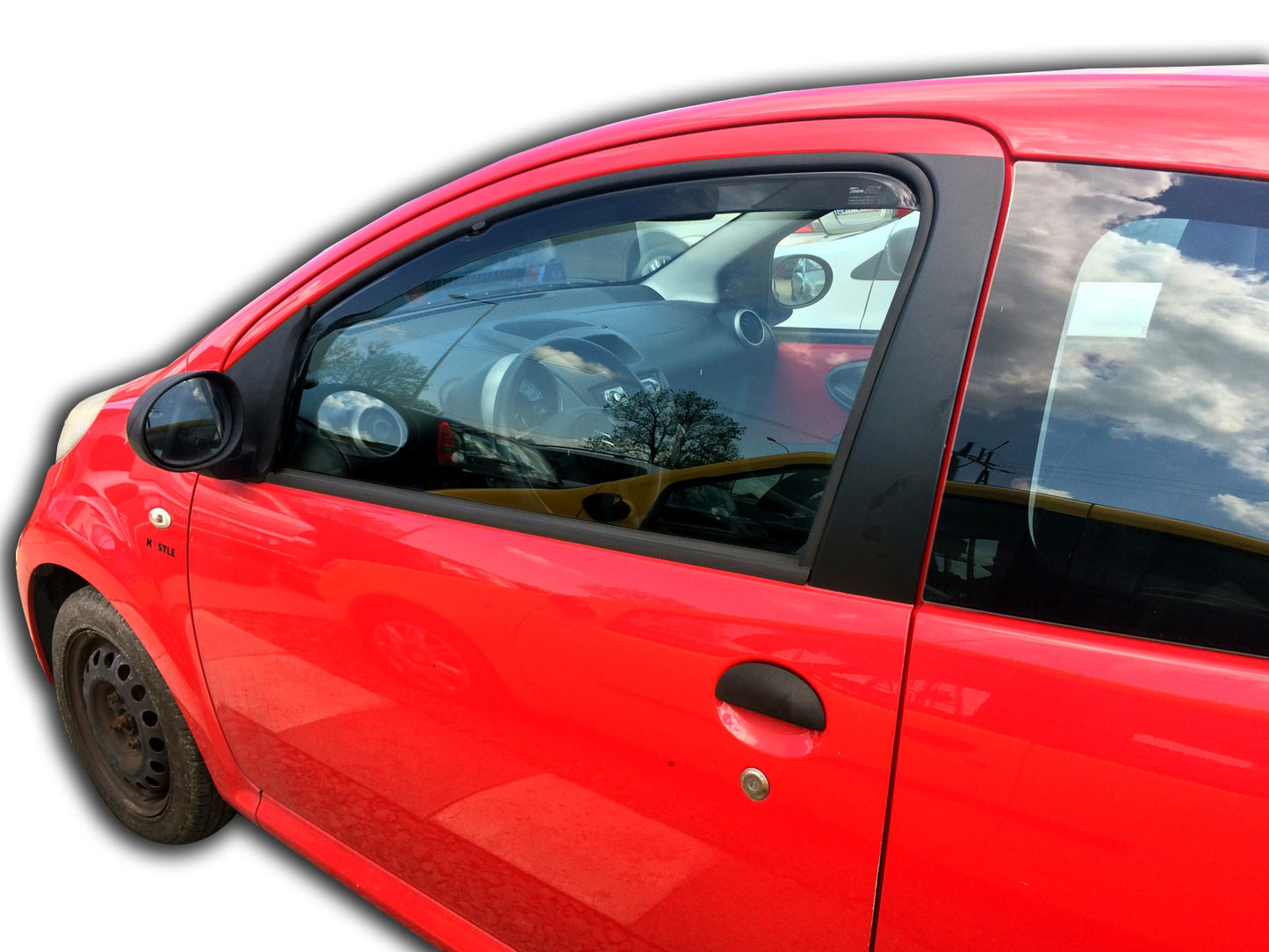 Set paravanturi fata Team HEKO, Peugeot 107, 3 usi, hatchback, 2005-2014