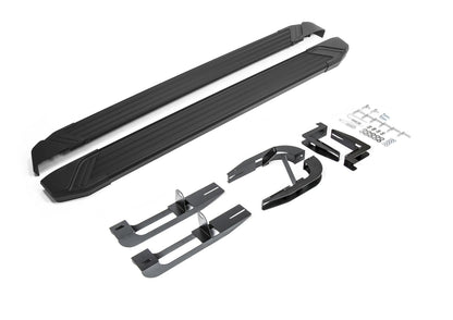 Trepte laterale RIVAL Basic Black (TUV), Hyundai Santa Fe, 2006-2013