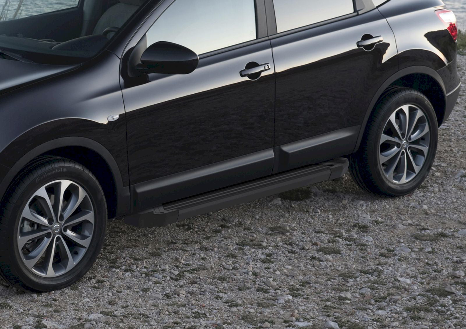 Trepte laterale RIVAL Basic Black (TUV), Nissan Qashqai, 2013-2018