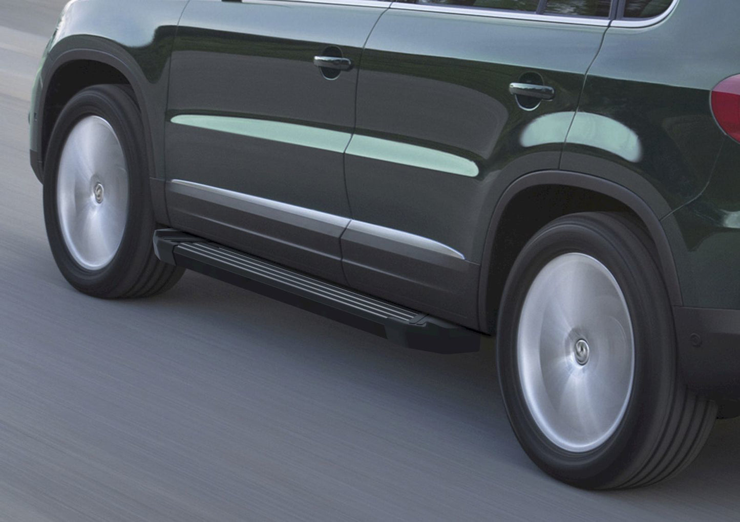 Trepte laterale RIVAL Basic Black (TUV), Volkswagen Tiguan, 2007-2017