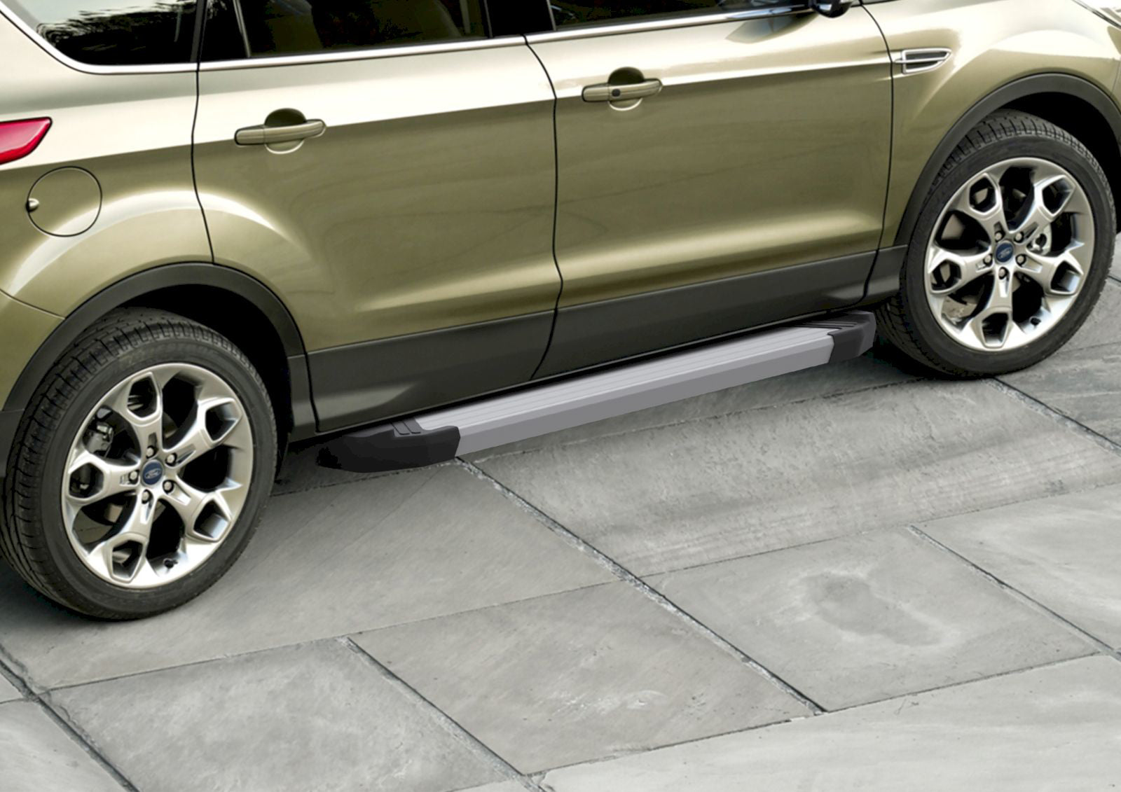 Trepte laterale RIVAL Basic (TUV), Ford Kuga, 2008-2013