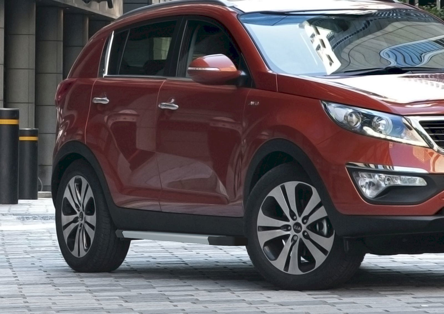 Trepte laterale RIVAL Basic (TUV), Kia Sportage, 2010-2015