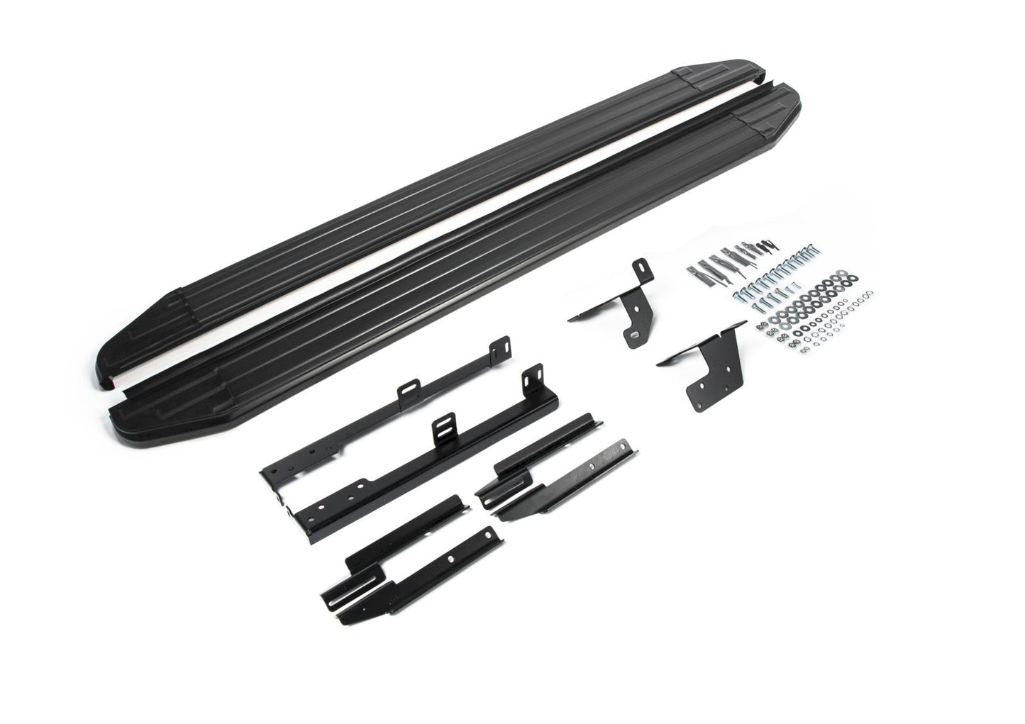 Trepte laterale RIVAL Premium Black (TUV), Nissan Navara, 2005-2015