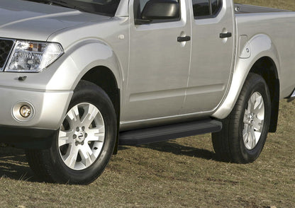 Trepte laterale RIVAL Premium Black (TUV), Nissan Navara, 2005-2015